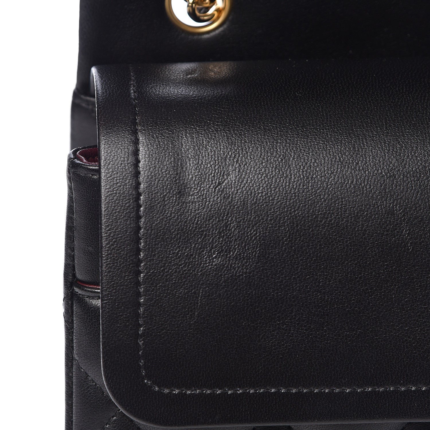 Chanel Lambskin Quilted Jumbo Double Flap Black 11 of 14