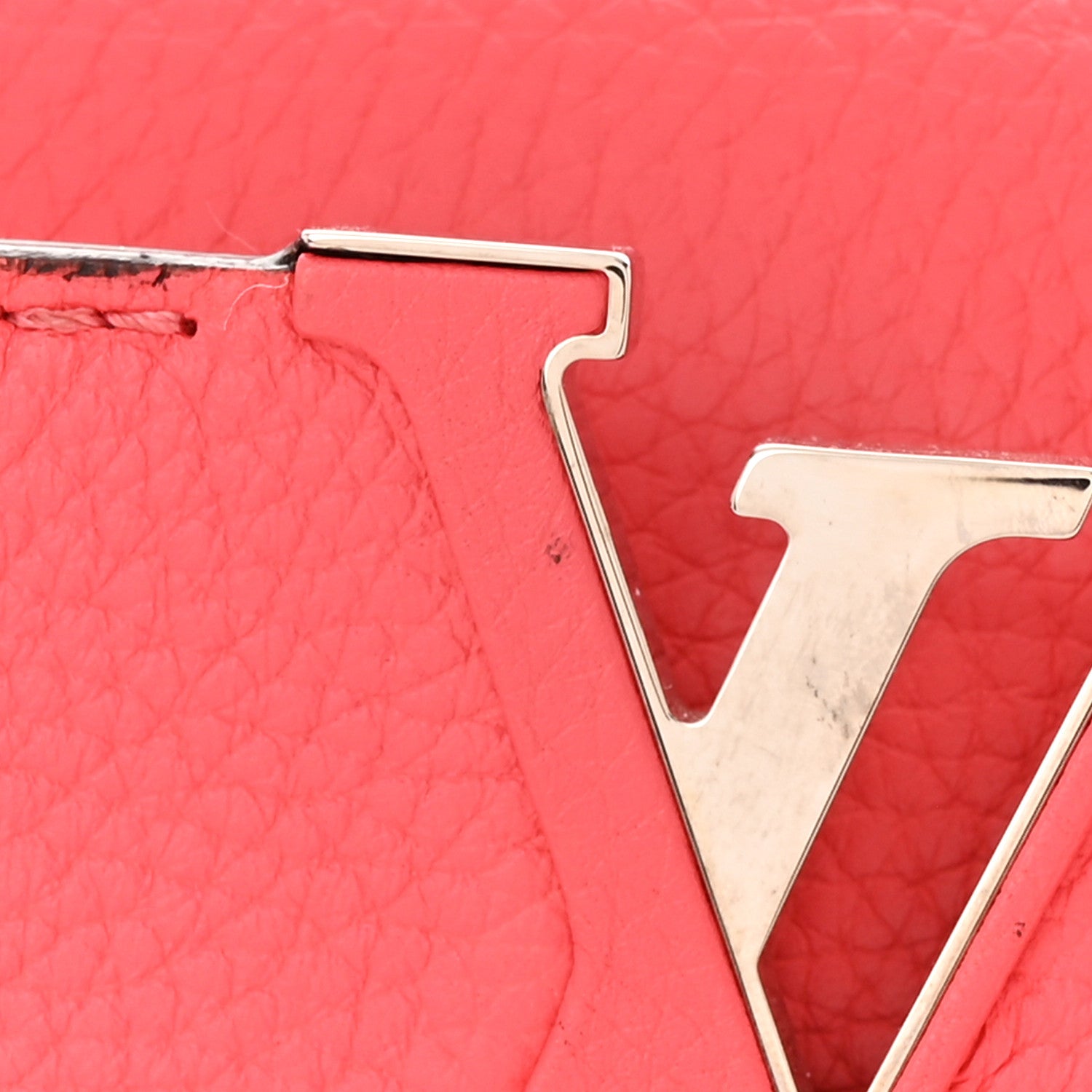 Louis Vuitton Taurillon Capucines MM Rose Litchi 10 of 13