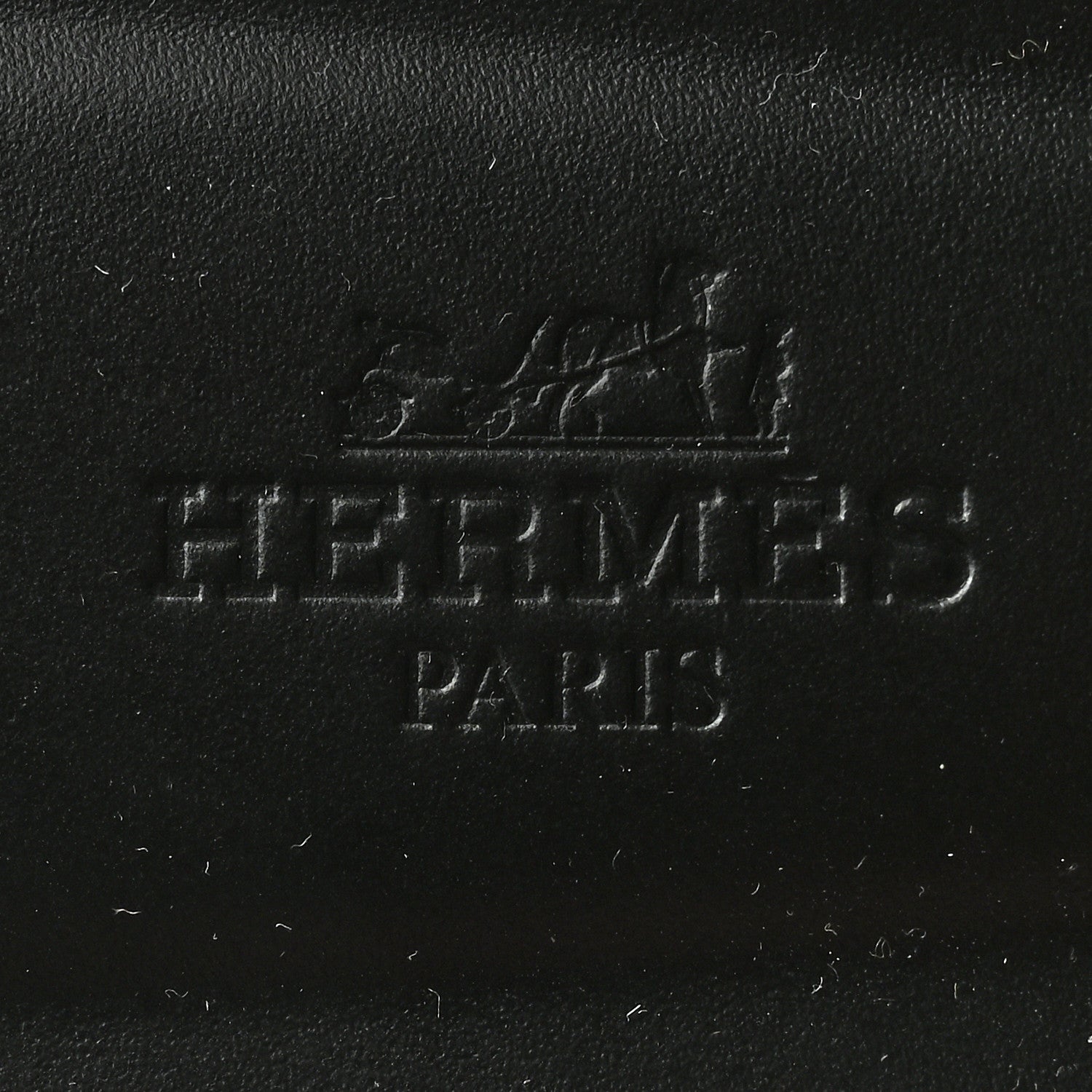 Hermes Box Calfskin Oran Sandals 35.5 Black 6 of 9
