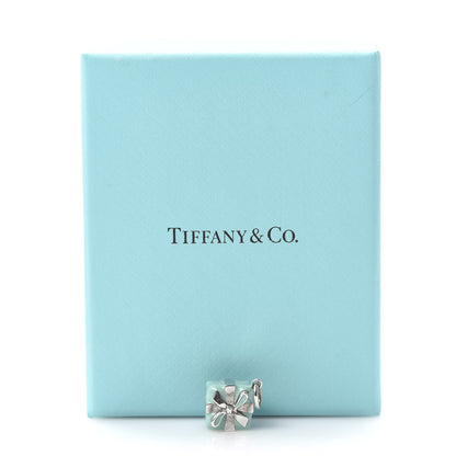 Tiffany Sterling Silver Enamel Gift Box Charm Blue 4 of 4