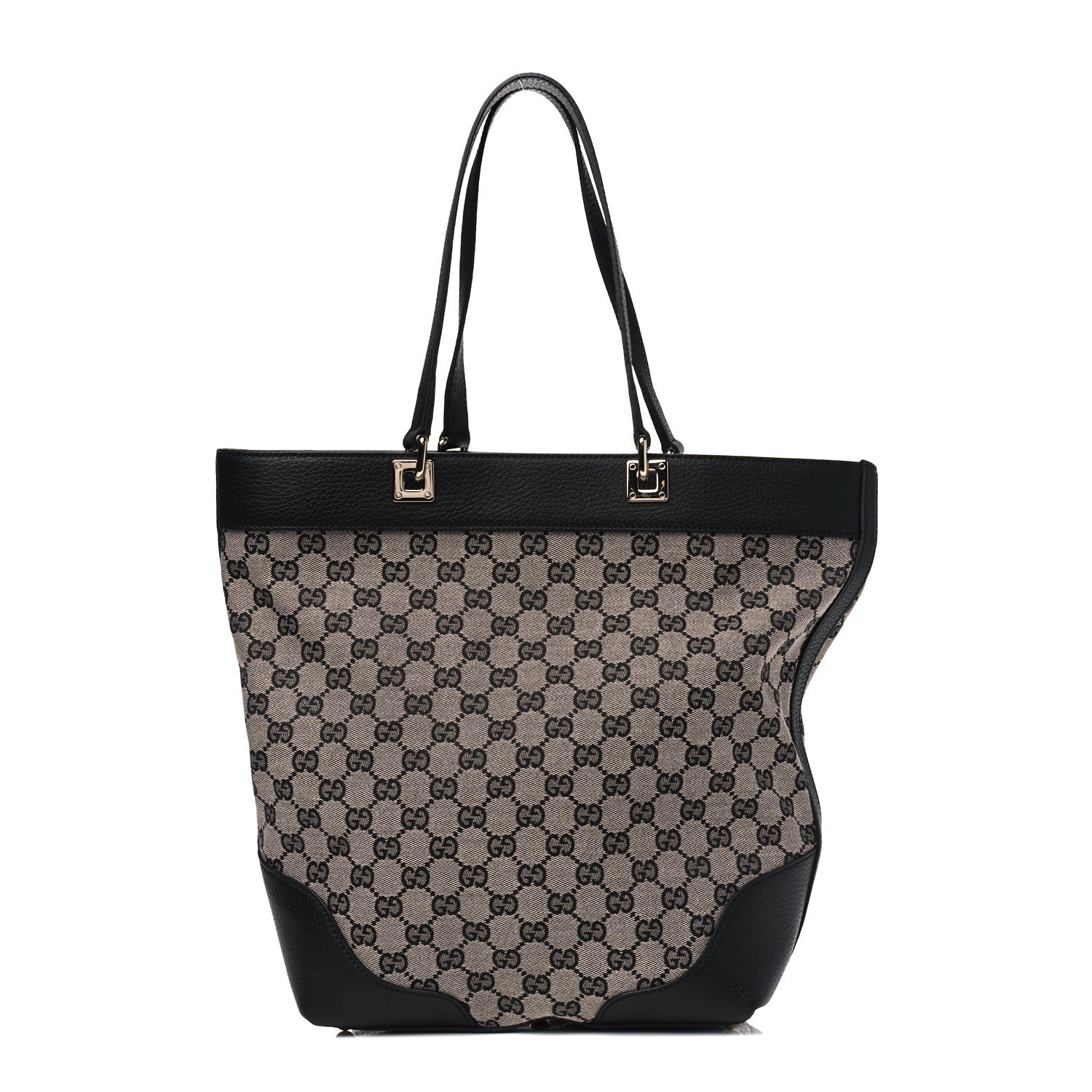 Gucci Monogram Tote Black 1 of 4