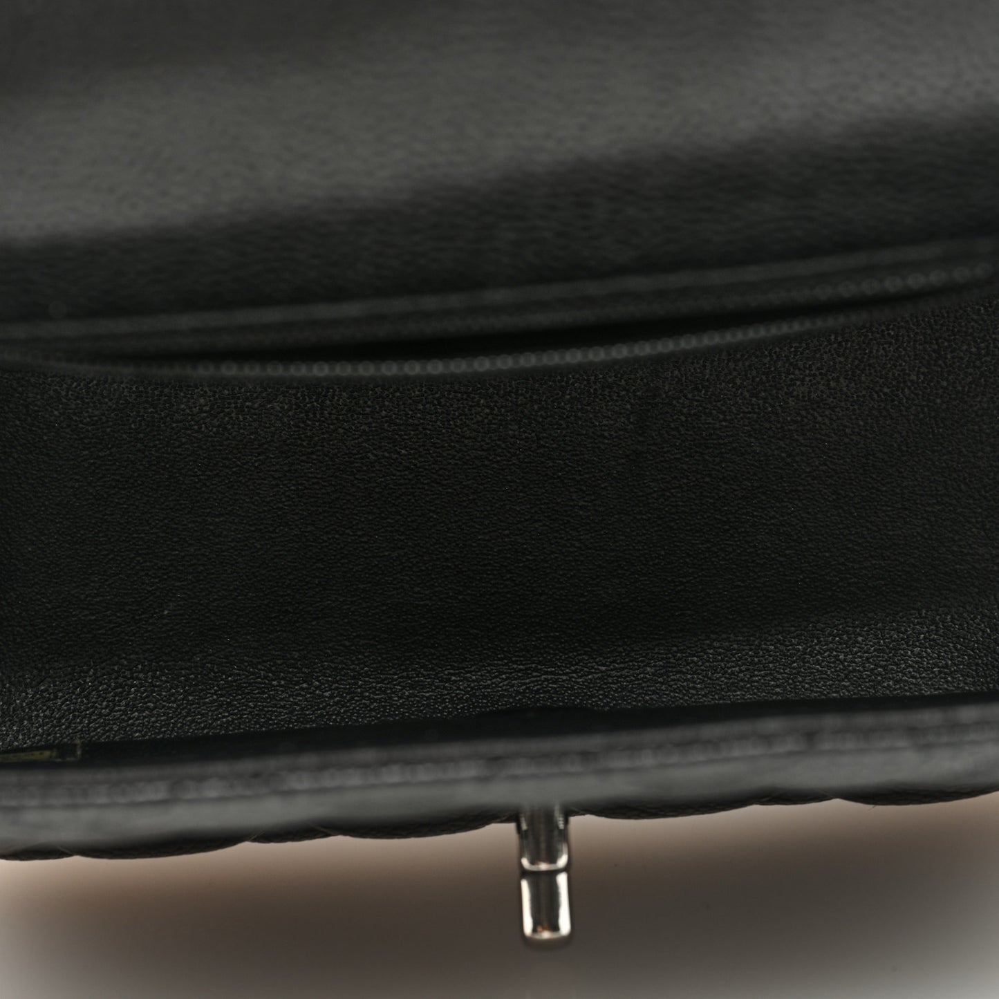 Caviar Quilted Mini Square Flap Black