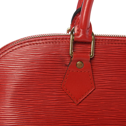 Louis Vuitton Epi Alma PM Castillan Red 12 of 16