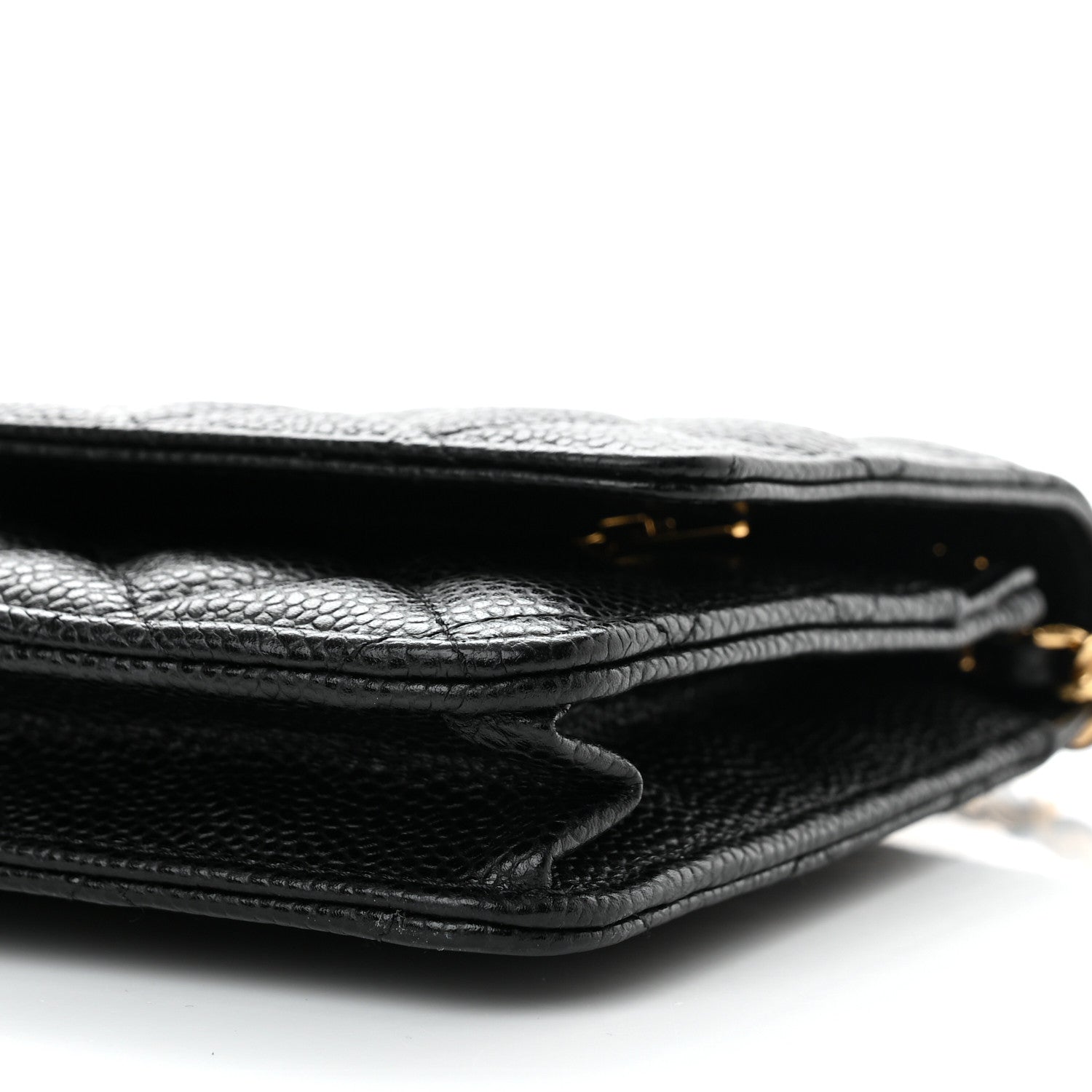 Chanel Caviar Quilted Wallet On Chain WOC Black 11 of 12