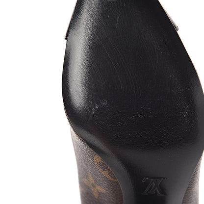 Louis Vuitton Monogram Cherie Pumps 35 Black 10 of 11