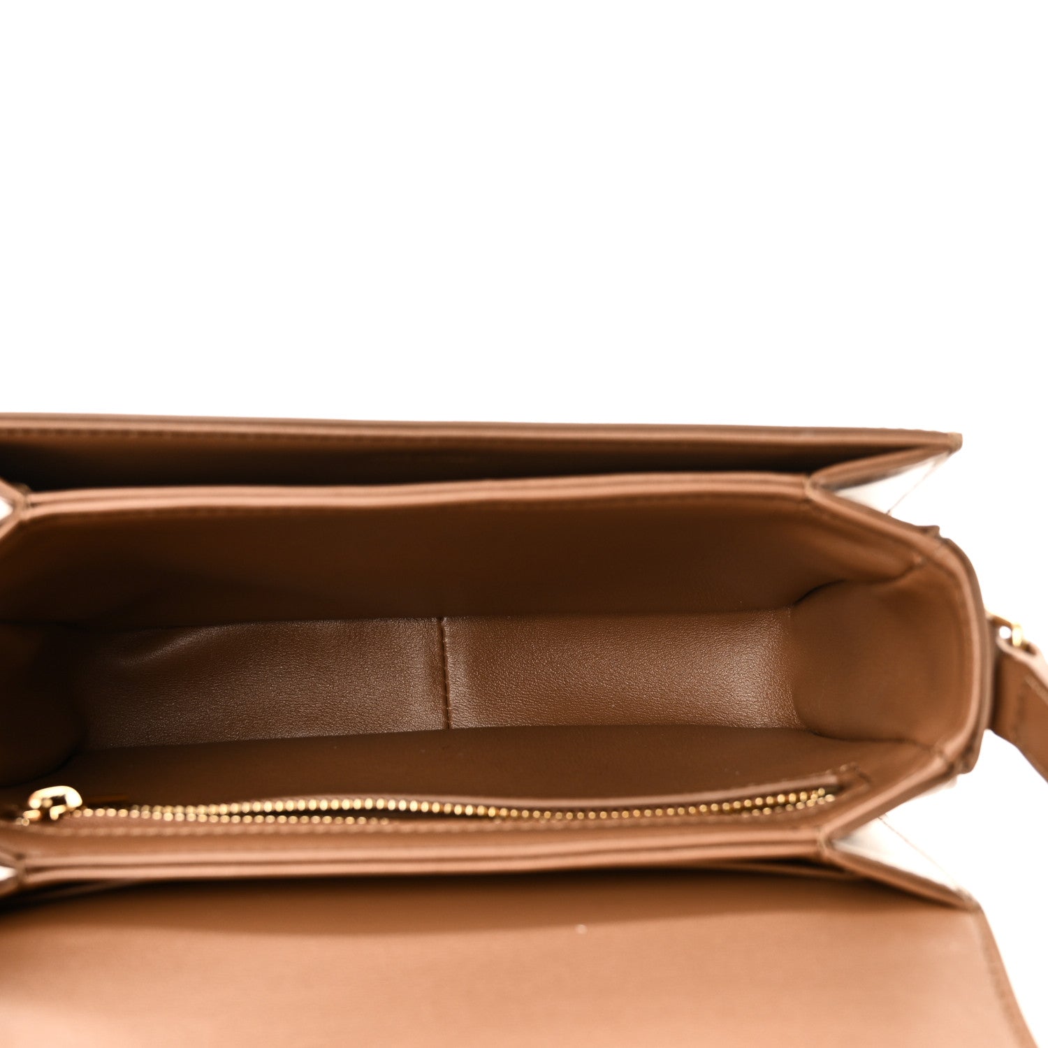 Celine Shiny Calfskin Teen Triomphe Bronze 5 of 11