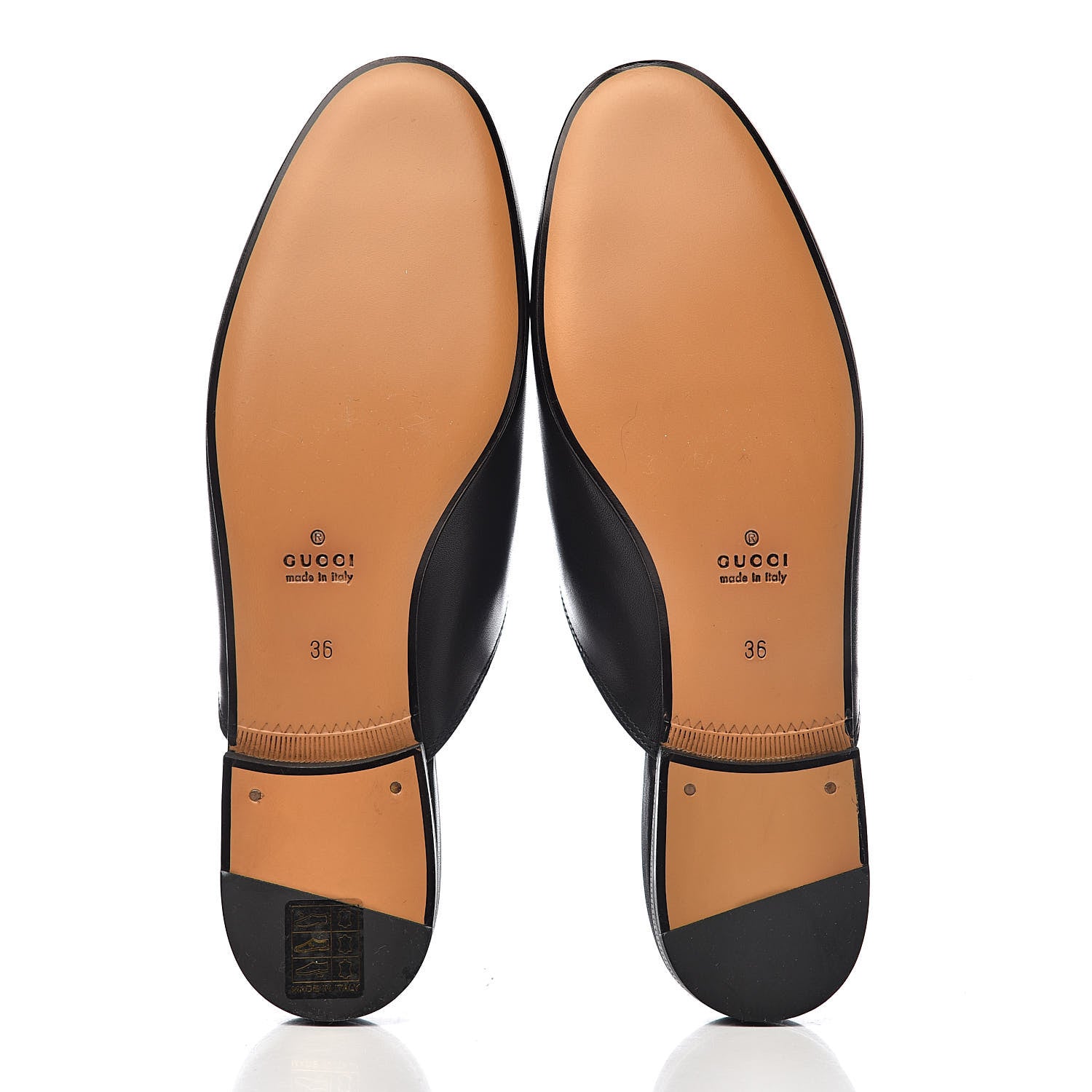 Gucci Calfskin Crystal Tiger Embroidered Womens Princetown Slippers 36 Black 5 of 9