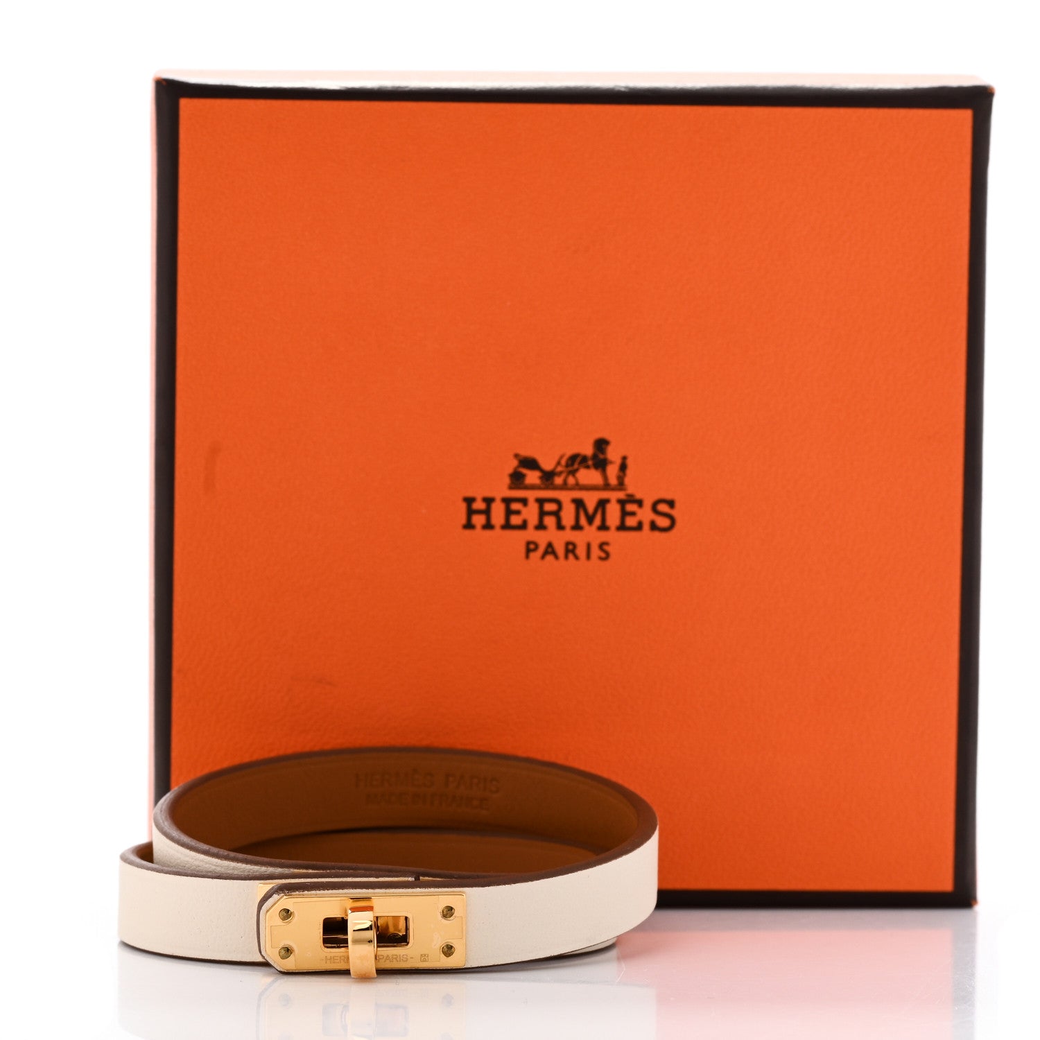 Hermes Swift Mini Kelly Double Tour Bracelet T2 Nata 7 of 7