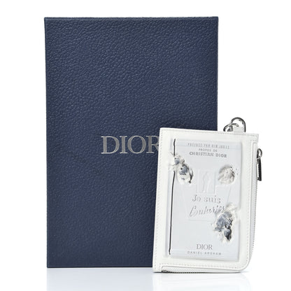 Christian Dior X DANIEL ARSHAM Grained Calfskin Zip Charm White 9 of 9