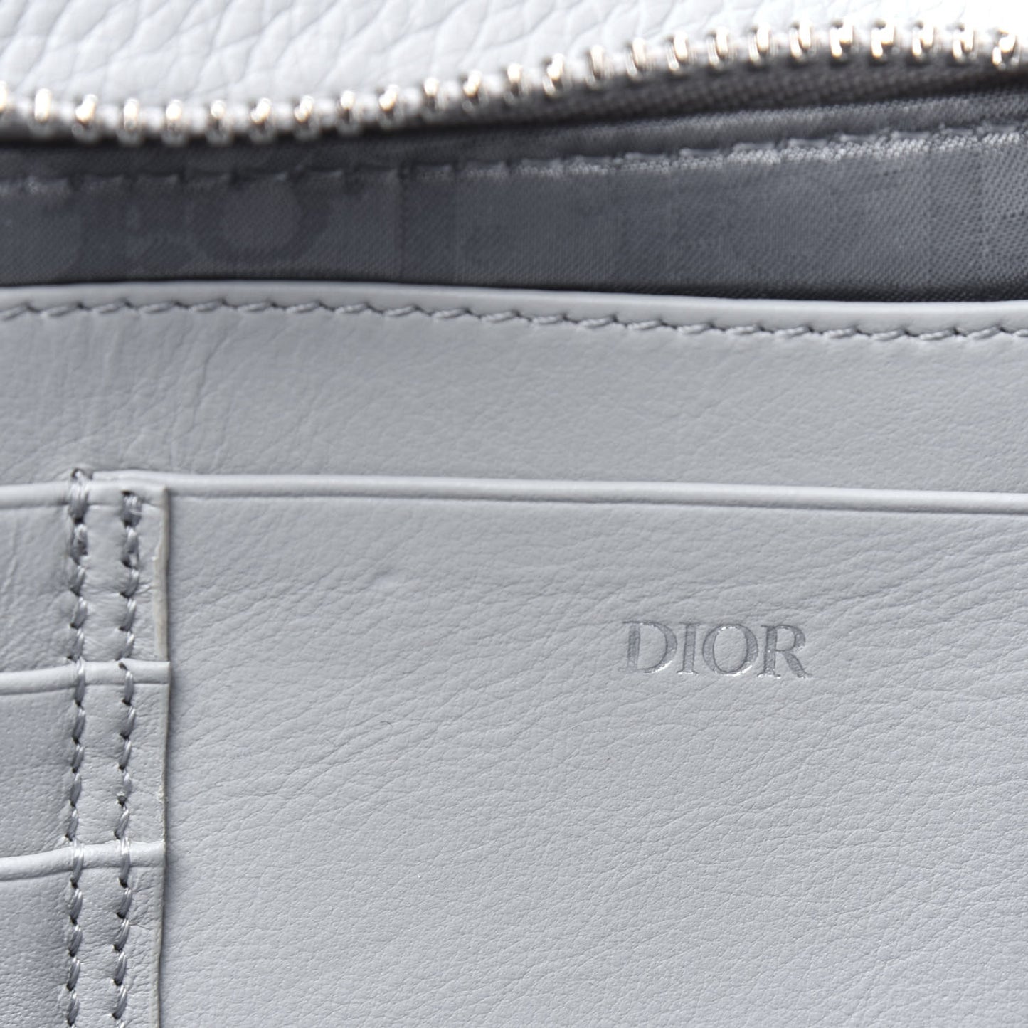 X AIR JORDAN Grained Calfskin Crossbody Grey