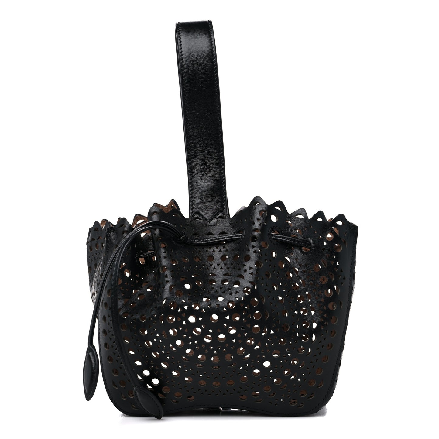Lux Calfskin Vienne Rose-Marie 19 Bag Black