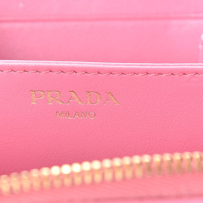 Prada Vitello Move Metal Coin Purse Geranio 6 of 8