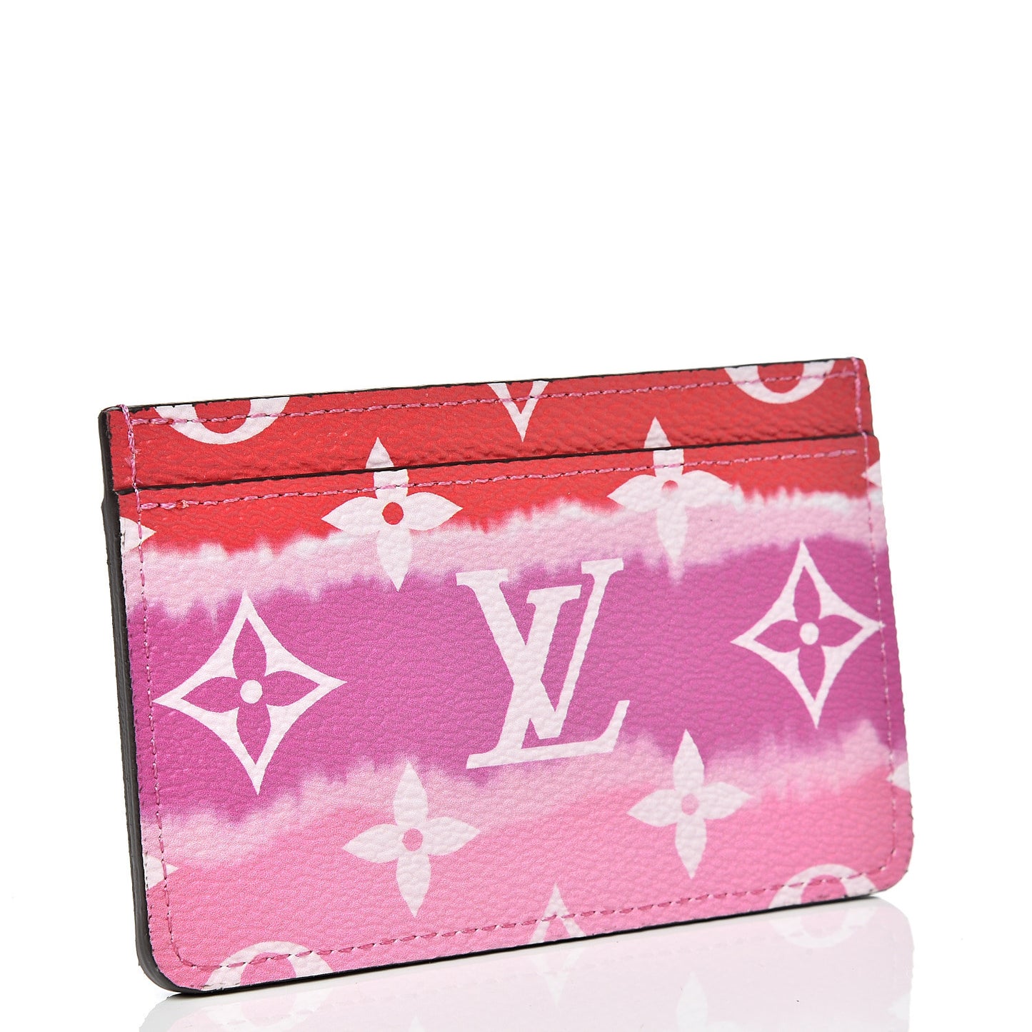 Monogram Escale Card Holder Rouge