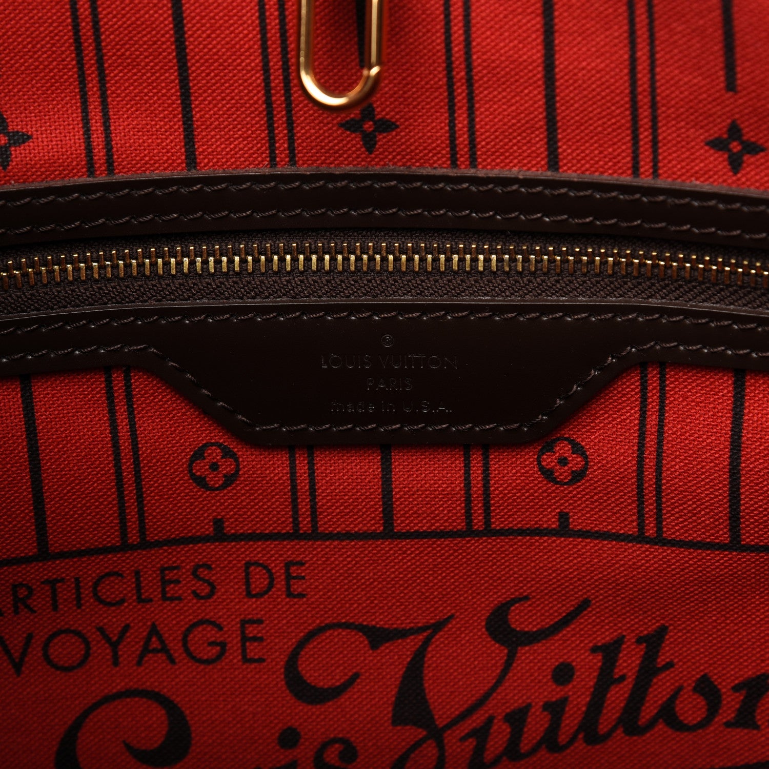 Louis Vuitton Damier Ebene Neverfull MM 8 of 12