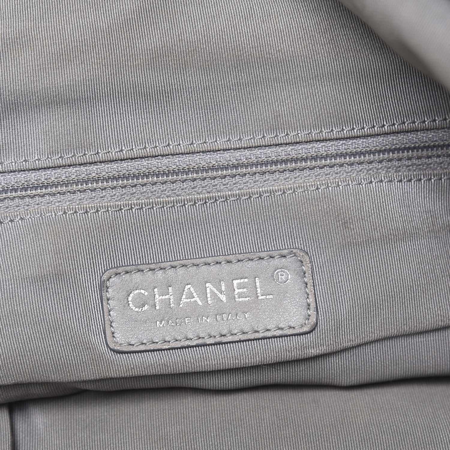 Chanel Lambskin Igloo Drawstring Tote Black 5 of 11