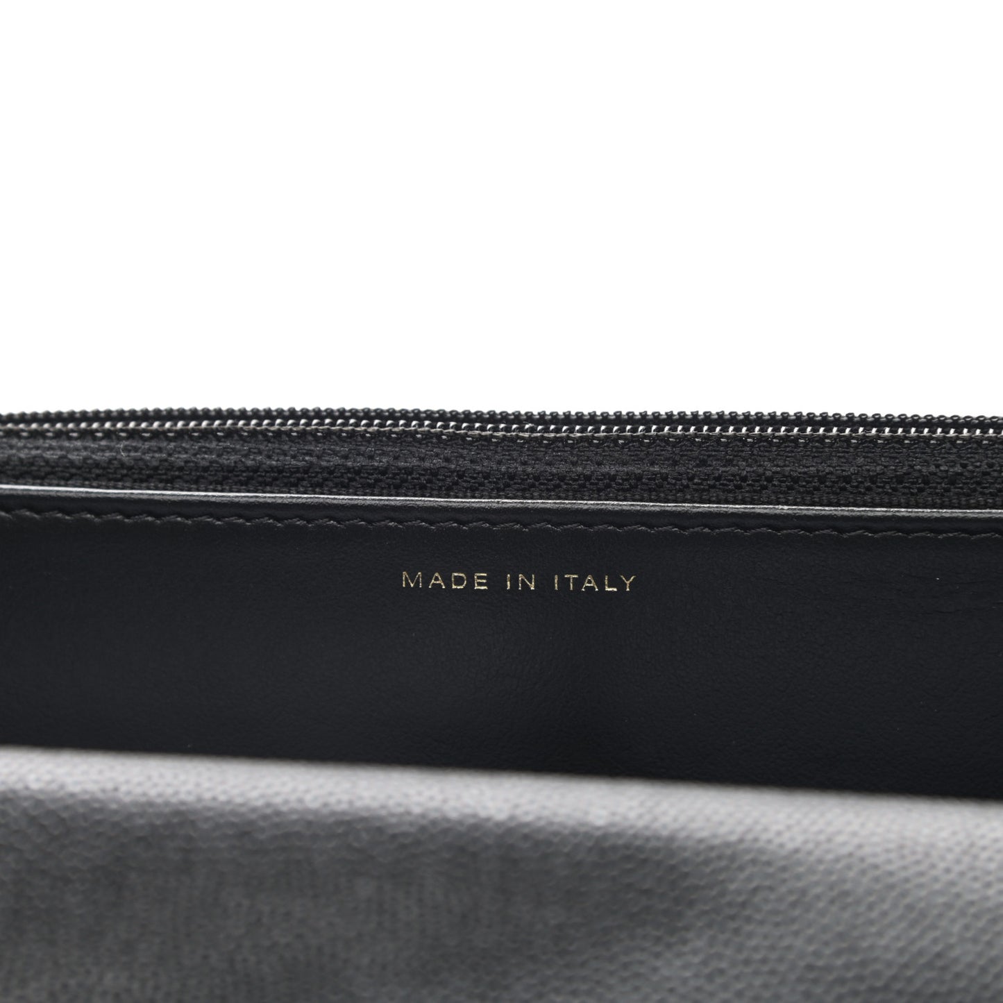 Caviar Quilted Pocket Twins Wallet On Chain WOC Black