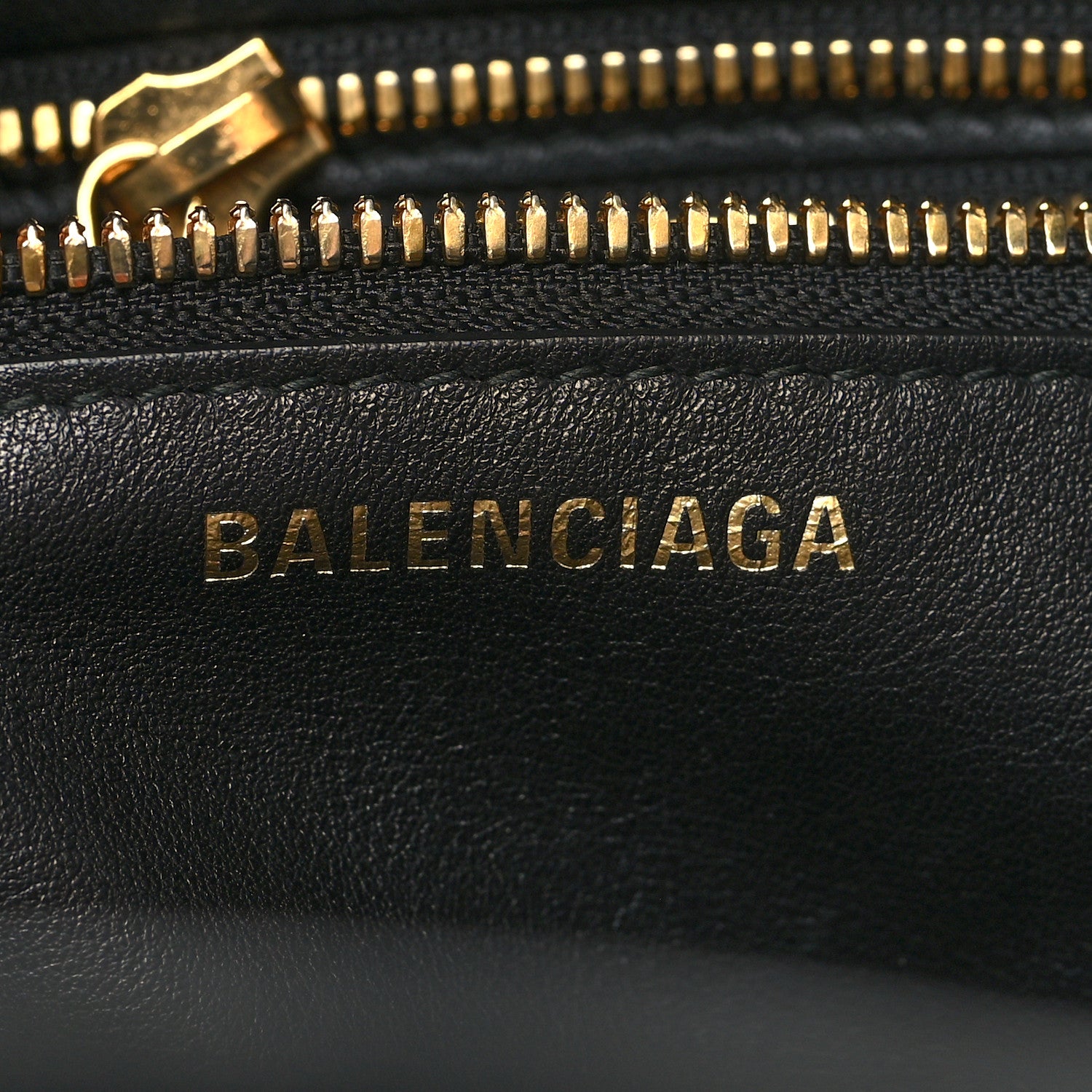 Balenciaga Calfskin XS Fringe Laundry Cabas Black 6 of 13