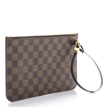 Louis Vuitton Damier Ebene Neverfull MM GM Pochette 3 of 9