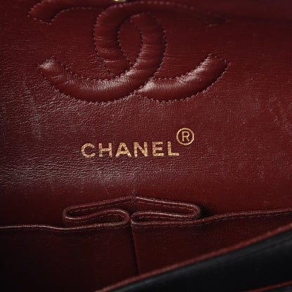 Chanel Lambskin Quilted Medium Double Flap Black 6 of 14