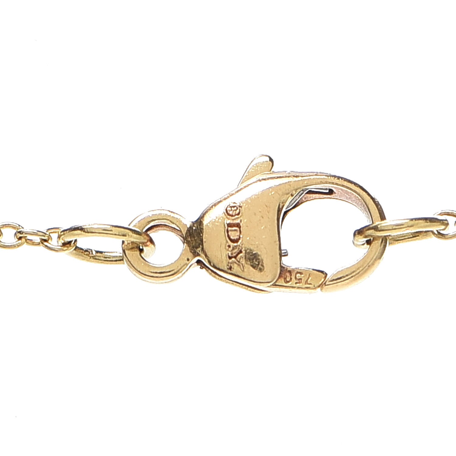 David Yurman 18K Yellow Gold Diamond Cable Collectibles Quatrefoil Pendant Necklace 5 of 5