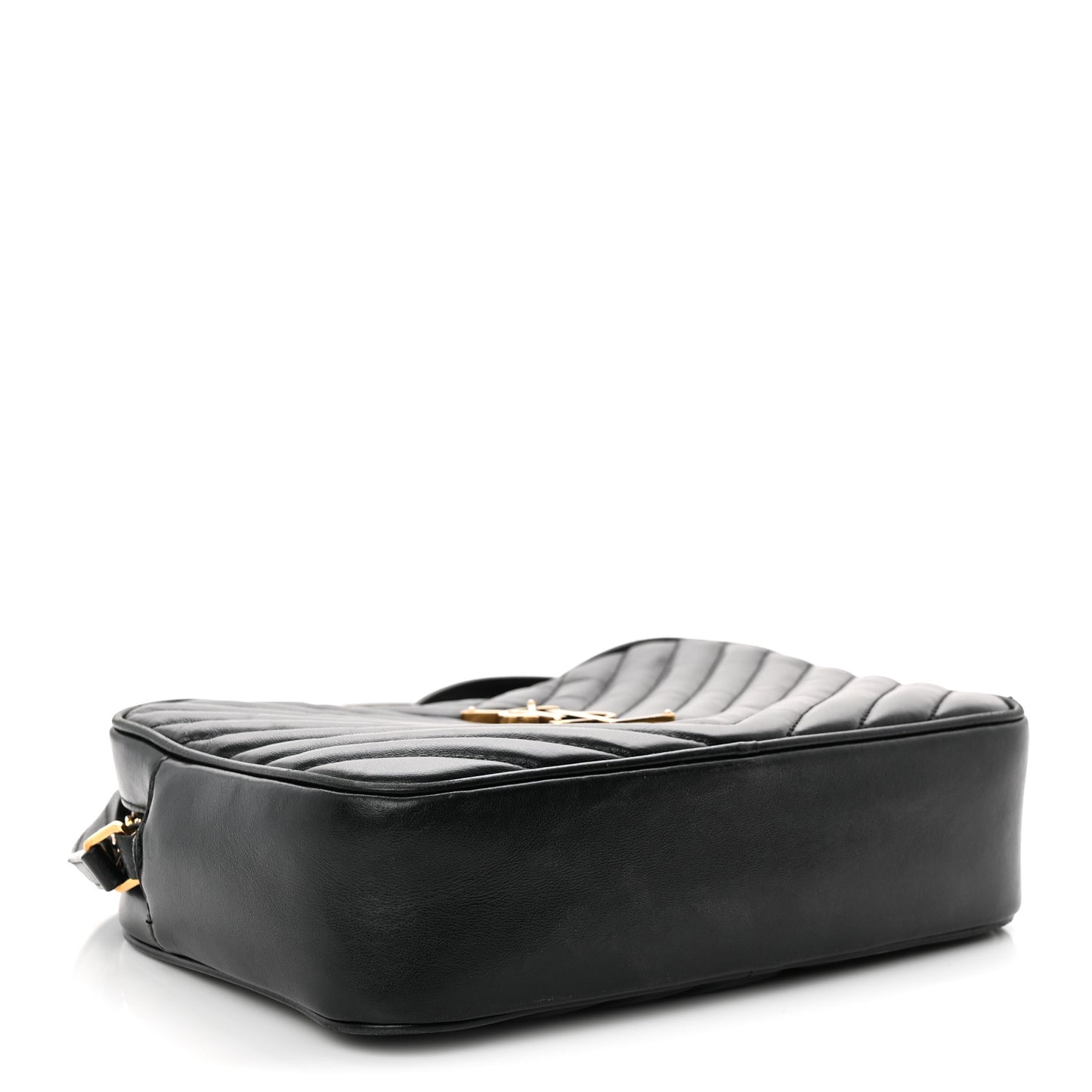Calfskin Matelasse Monogram Lou Camera Bag Black