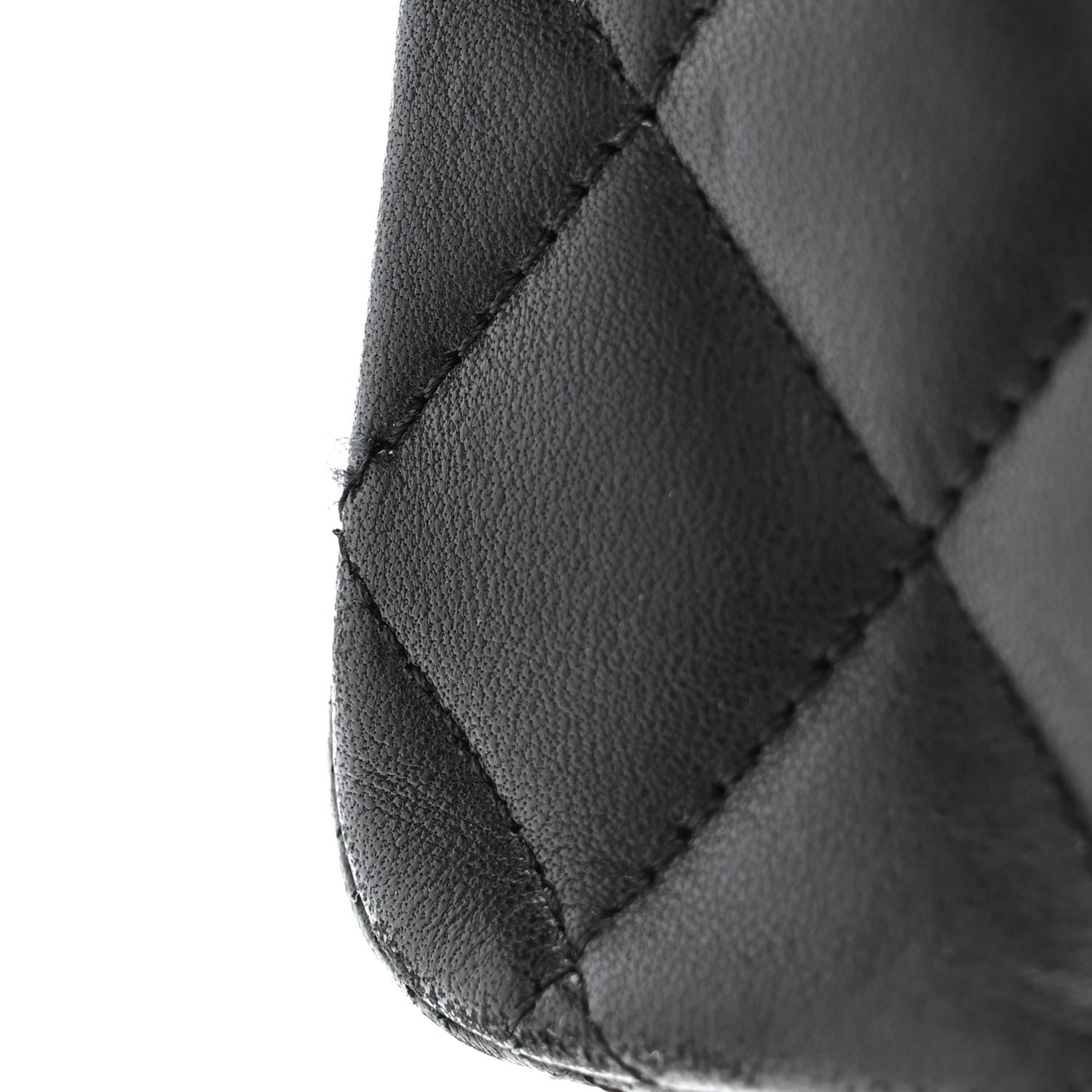 Chanel Lambskin Quilted Medium Double Flap Black 18 of 19