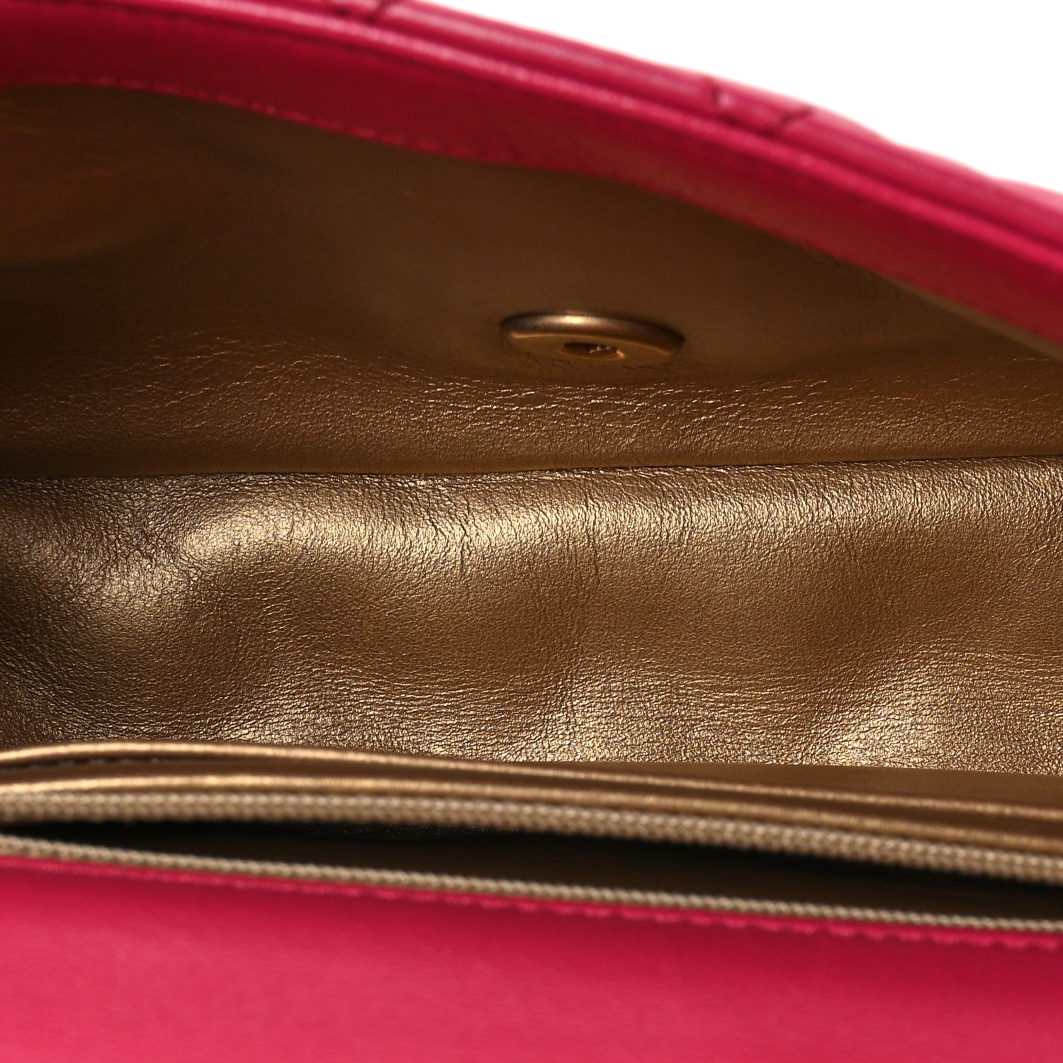 Chanel Lambskin Quilted Mini Rectangular Pearl Crush Flap Fuchsia 5 of 10