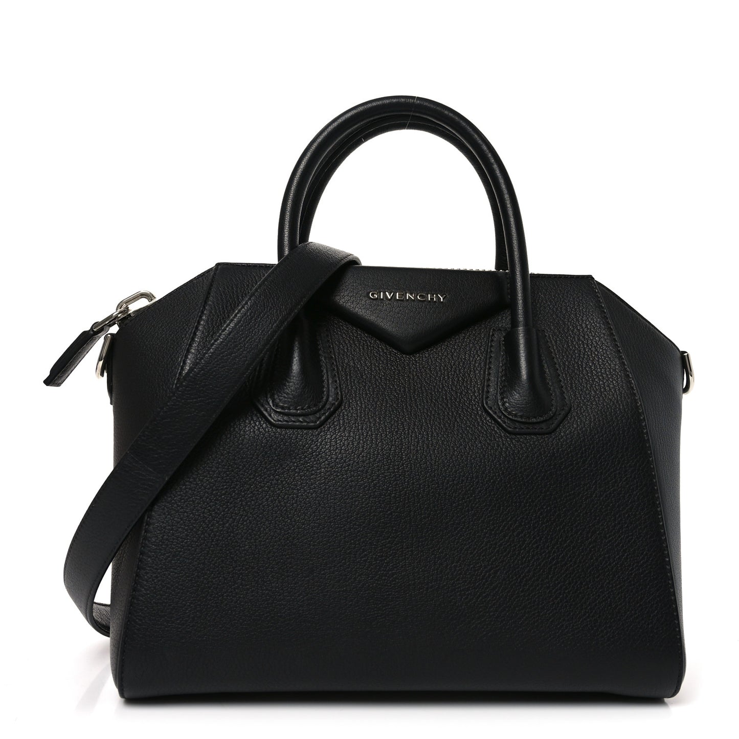 Sugar Goatskin Small Antigona Black