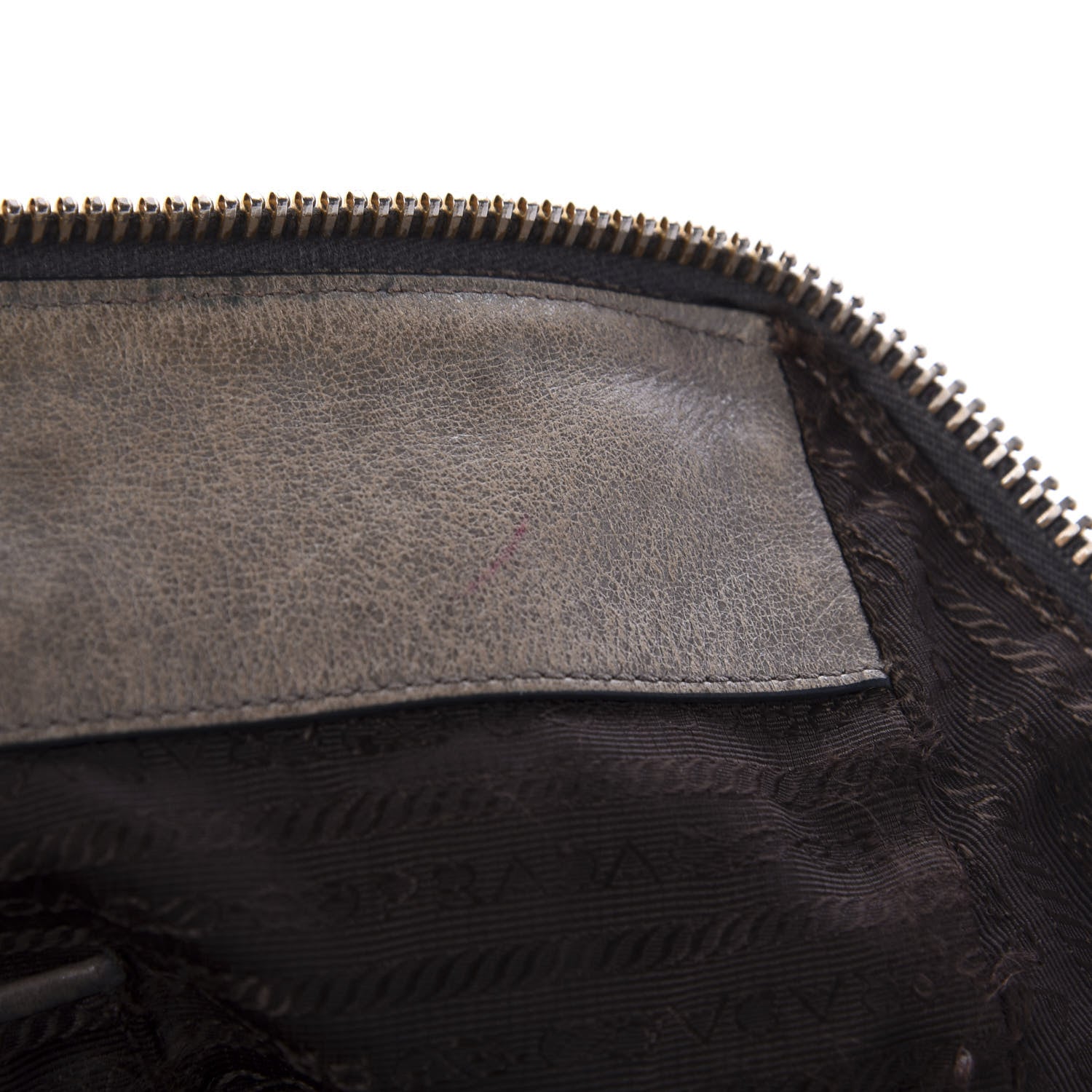 Prada Vitello Shine Bauletto Argilla 12 of 22