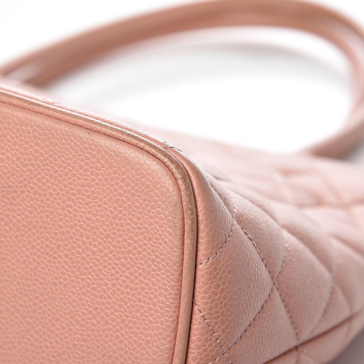 Chanel Caviar Medallion CC Tote Light Pink 11 of 11