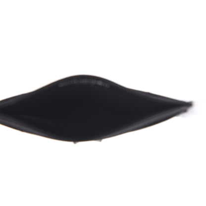 Saint Laurent Grain De Poudre Matelasse Chevron Monogram Credit Card Case Black 5 of 8
