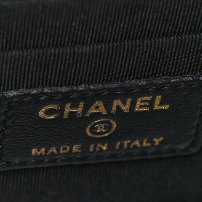 Chanel Lambskin Quilted Mini Trendy CC Chain Wallet Black 6 of 13