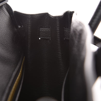 Hermes Togo Birkin 25 Black 13 of 37