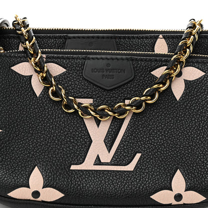Louis Vuitton Empreinte Monogram Giant Multi Pochette Accessories Black Beige 8 of 11
