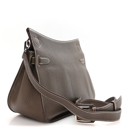 Hermes Taurillon Clemence Jypsiere 28 Etoupe 3 of 10