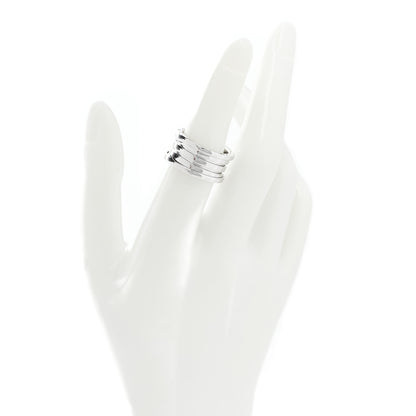 Bulgari 18K White Gold B.Zero1 Four-Band Ring 53 6.25 2 of 4