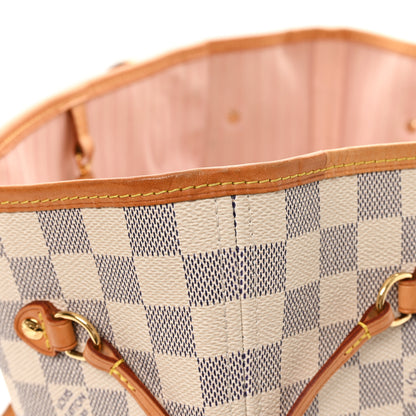 Louis Vuitton Damier Azur Neo Neverfull MM Rose Ballerine 13 of 13
