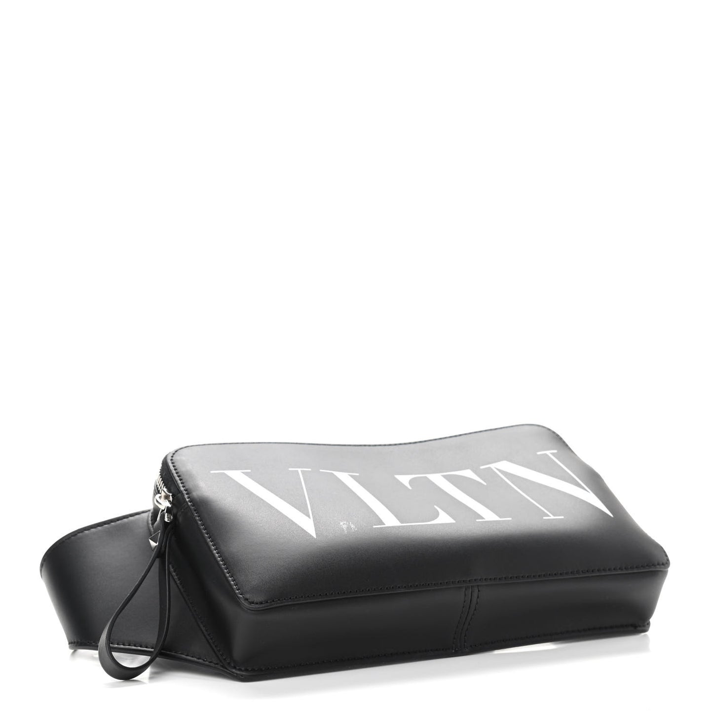 Calfskin VLTN Belt Bag Black White