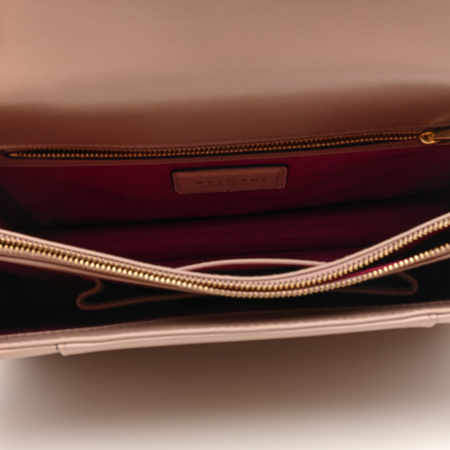 Calfskin Serpenti Forever Shoulder Bag Beige