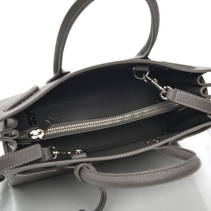 Saint Laurent Grained Calfskin Topstich Baby Sac De Jour Fog 5 of 6