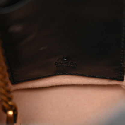 Gucci Calfskin Matelasse Mini GG Marmont 2.0 Bucket Bag Black 11 of 13