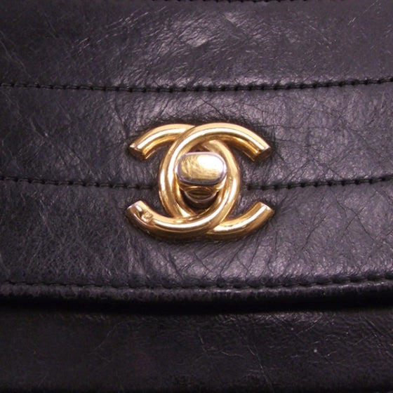 Chanel Lambskin CC Flap Chain Bag Black 7 of 13