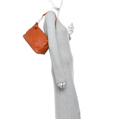 Chanel Calfskin Timeless CC Shoulder Bag Orange 2 of 17