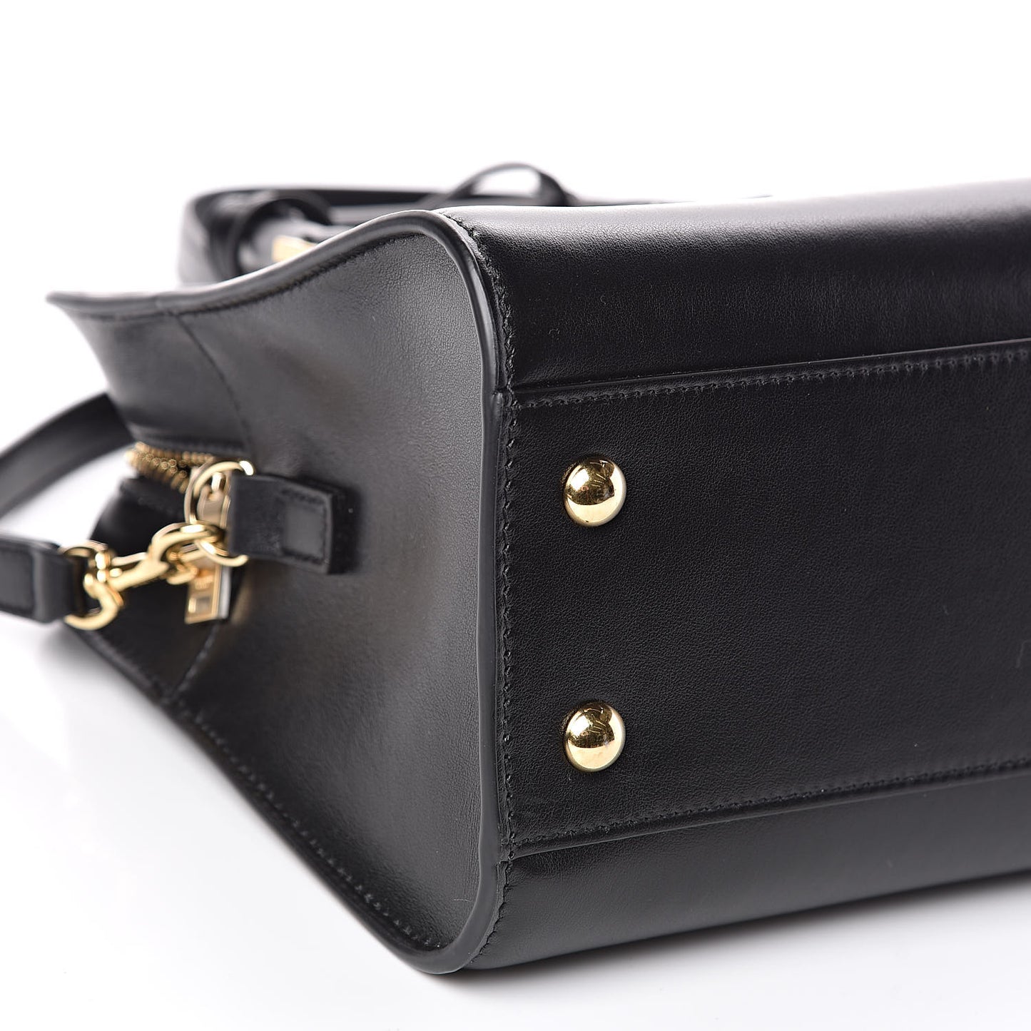Calfskin Monogram Baby Cabas Black