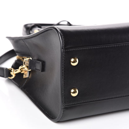 Saint Laurent Calfskin Monogram Baby Cabas Black 7 of 8
