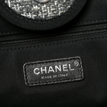 Chanel Canvas Medium Deauville Tote Charcoal 6 of 10