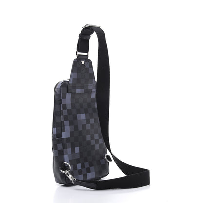 Louis Vuitton Damier Graphite Pixel Avenue Sling Backpack Gris 2 of 10