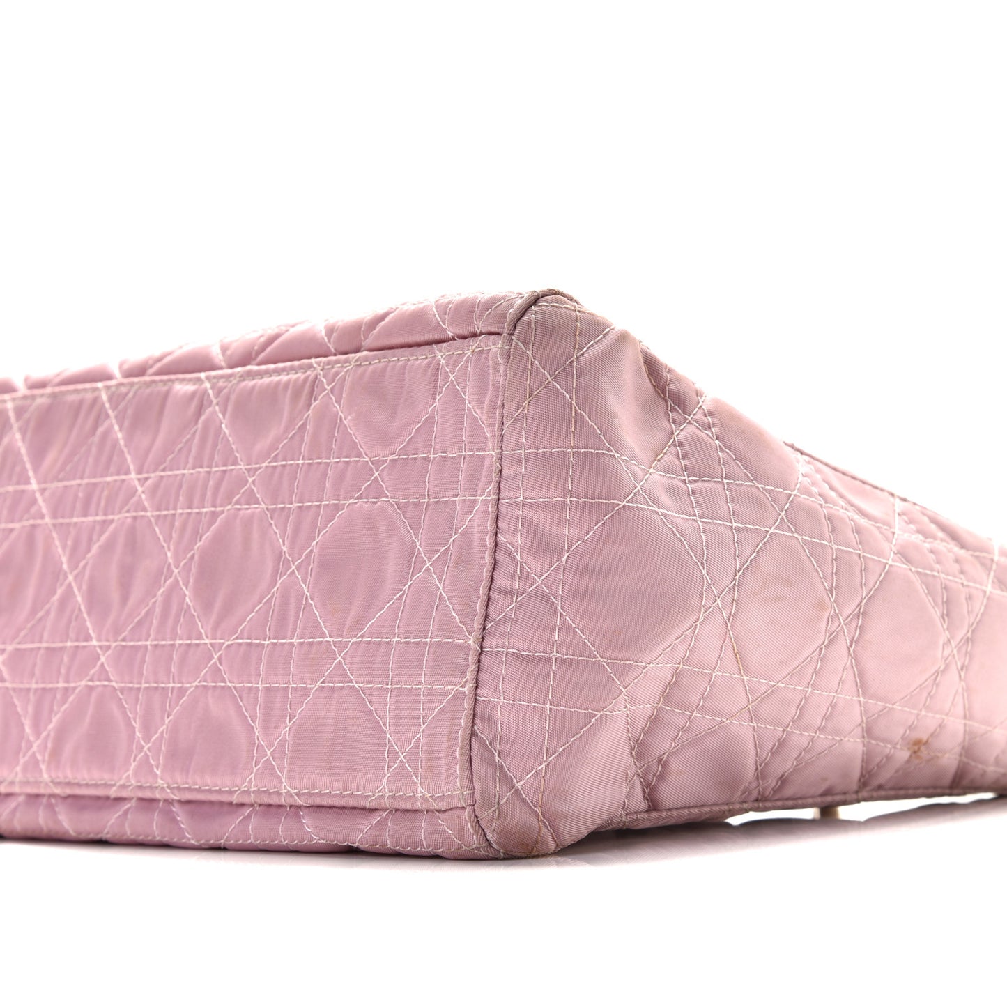 Lucite Nylon Cannage Medium Lady Dior Pink