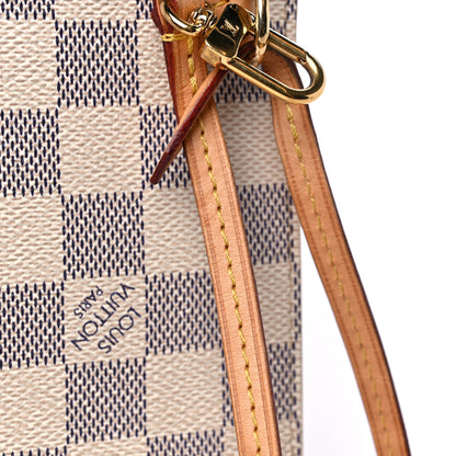 Louis Vuitton Damier Azur Neverfull MM GM Pochette 13 of 13