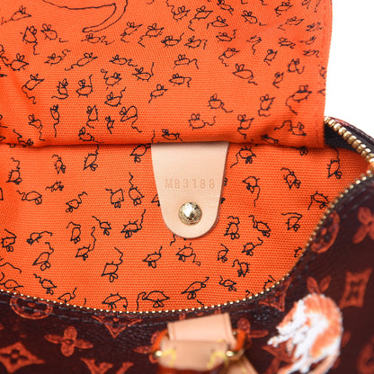 Louis Vuitton Catogram Speedy Bandouliere 30 Marron 6 of 11